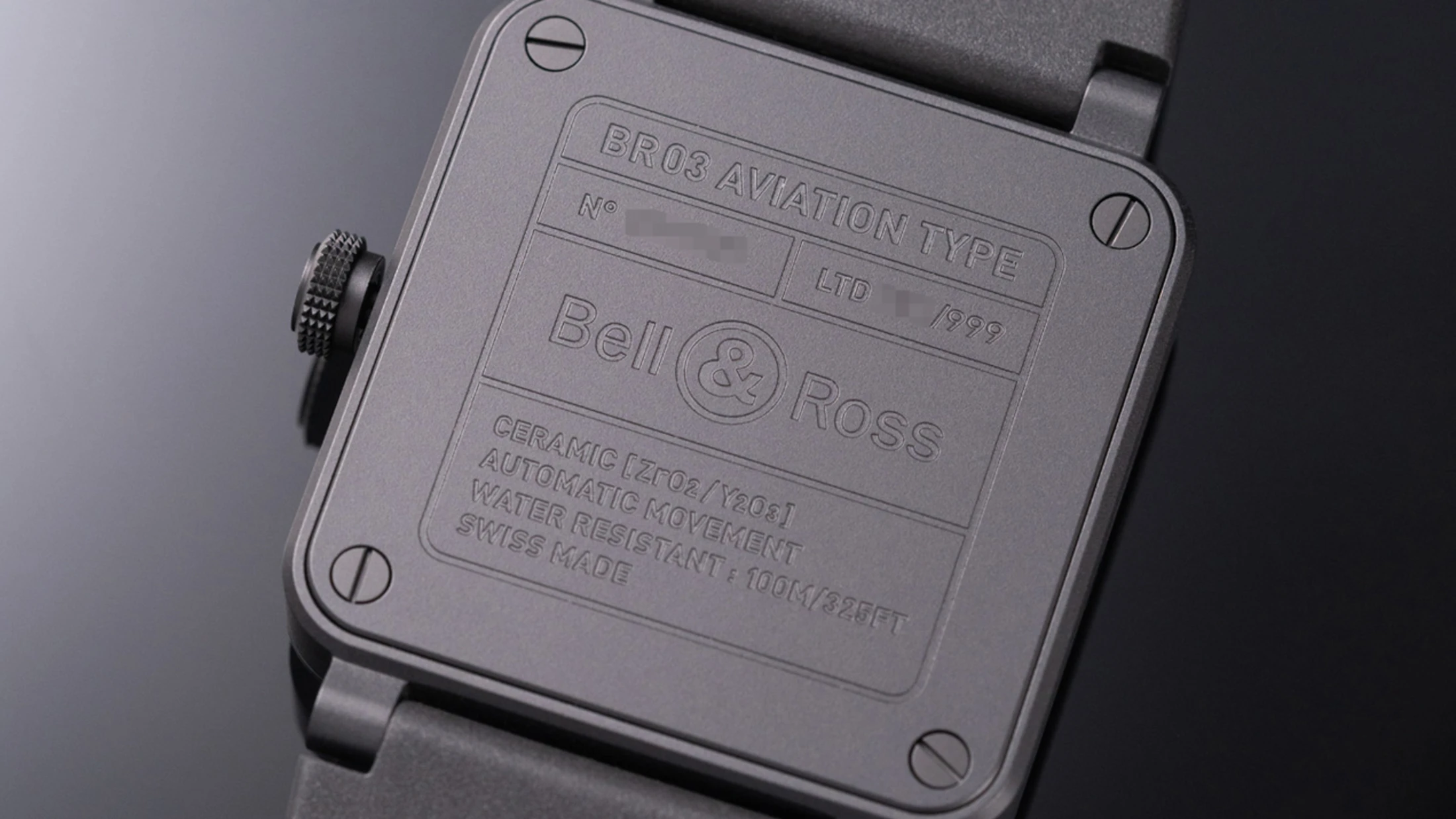 caseback bellross br03 astro journal