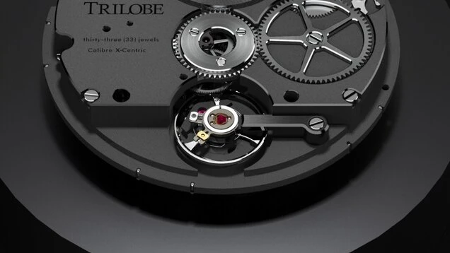 trilobe watch mechanism