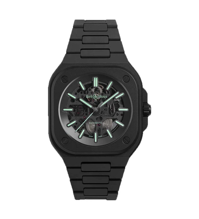 bell ross skeleton lum ceramic front