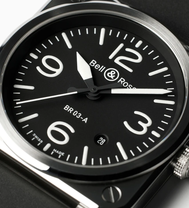 BR03A black steel macro