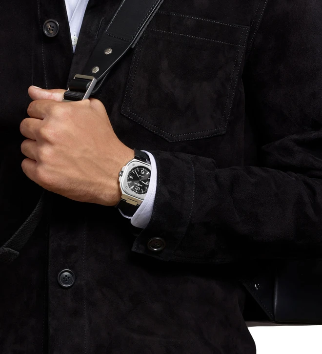 BR05 black bellross wristshot