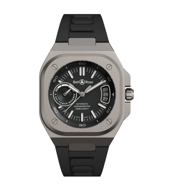 BRX5 blacktitanium rubber bellandross front