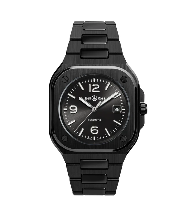 BR05 black ceramic bellross front