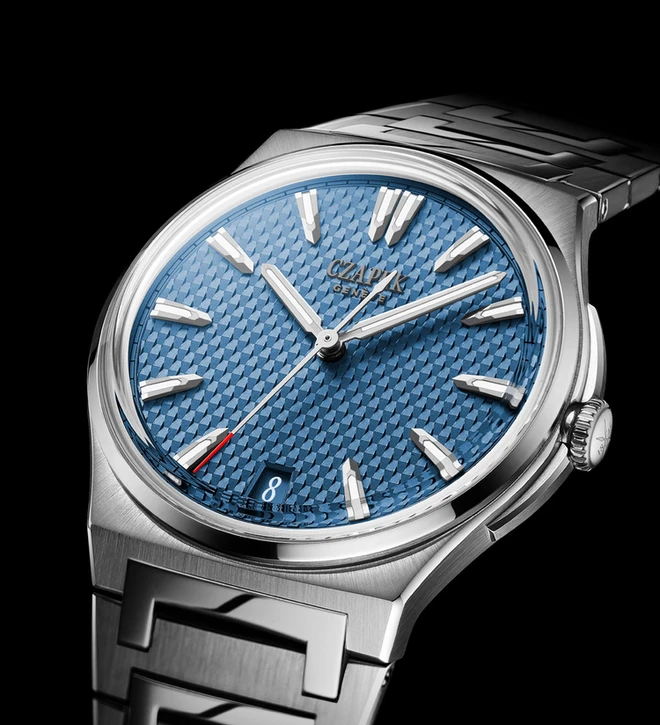 czapek passage de drake glacier blue s wristshot