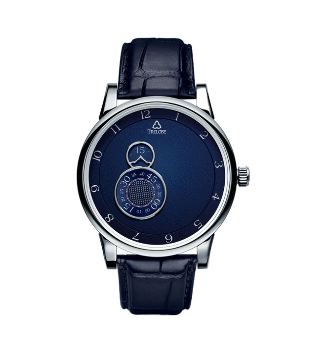 trilobe nuit fantastique grained blue 38 5 front