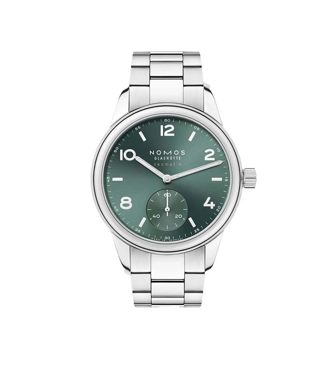 nomos club sport neomatik petrol front