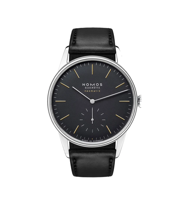 nomos orion neomatik 39 new black front