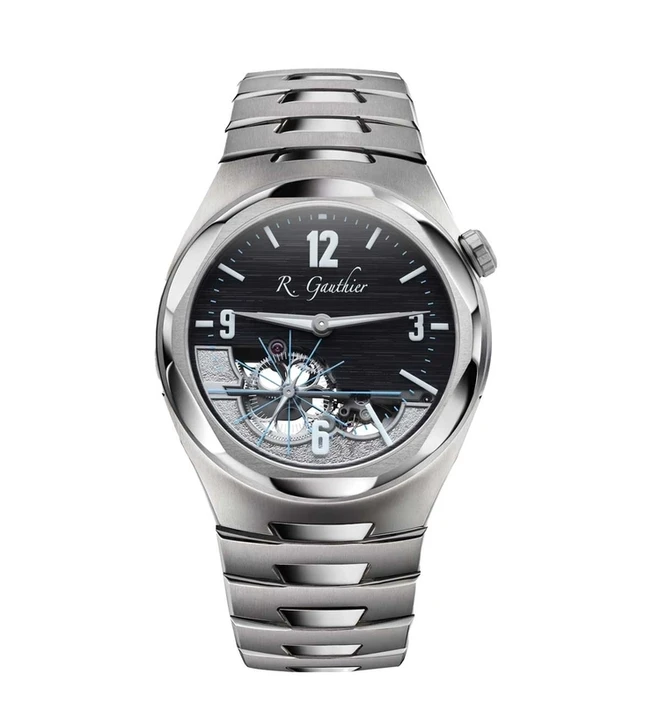 C by Romain Gauthier Titanium Edition Bracelet black sapphire front