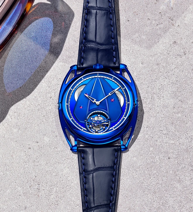 debethune 28xs kind of blue tourbillon lifestyle