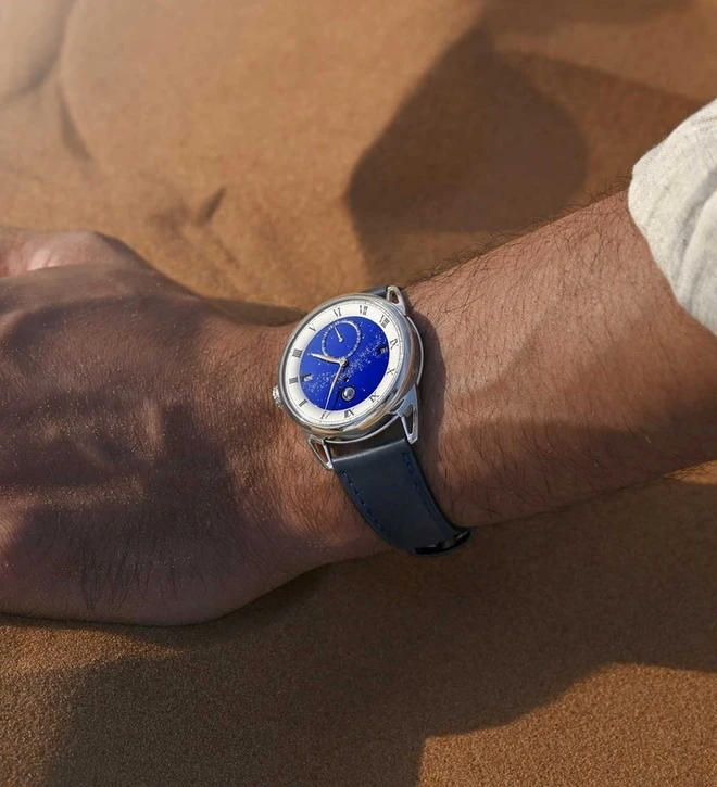 DeBethune DB25 Perpetual Sky wristshot