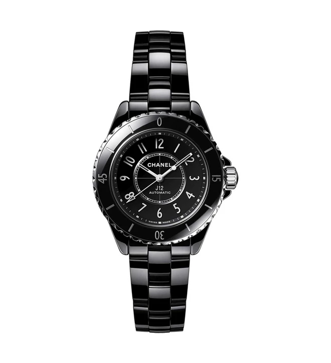 chanel j12 black 33mm H5696 front