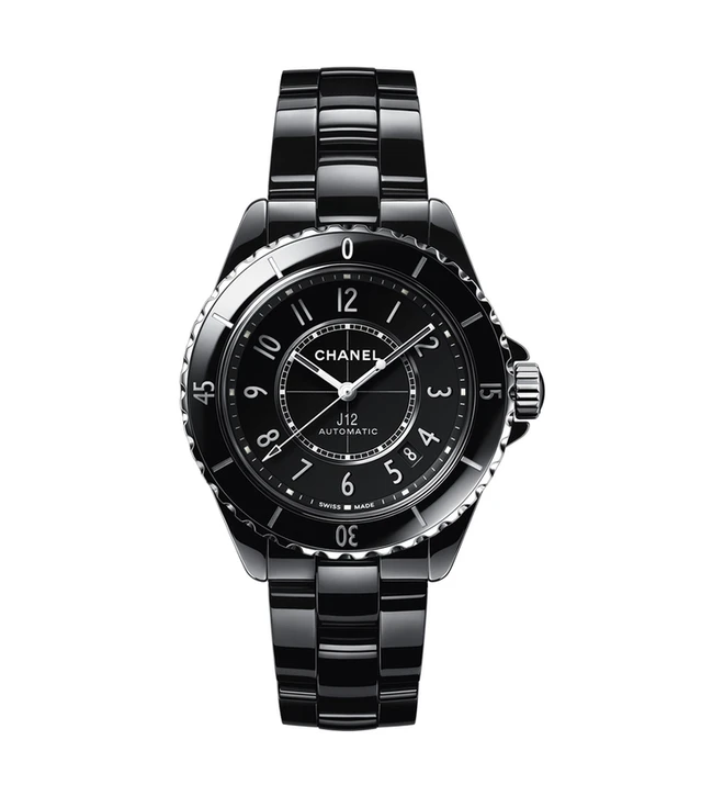 chanel j12 black 38mm H5697 front