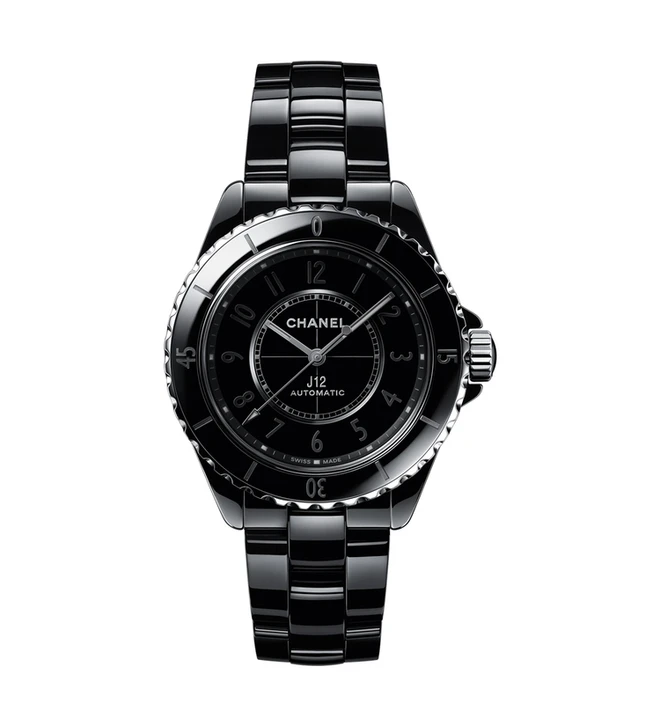 chanel j12 black phantom 38mm H6185 front