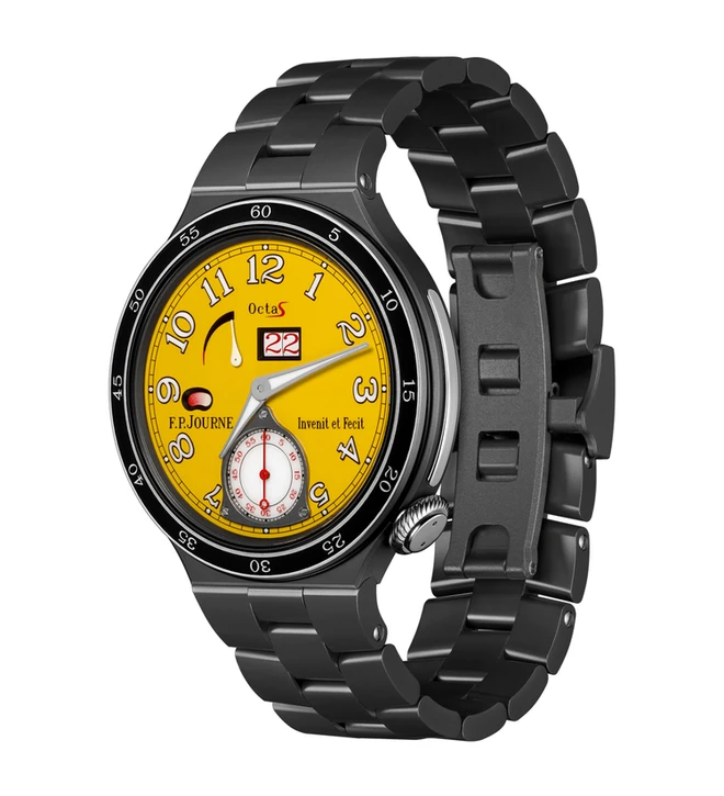 Automatique_Reserve_Titanium_Yellow_dial_watch