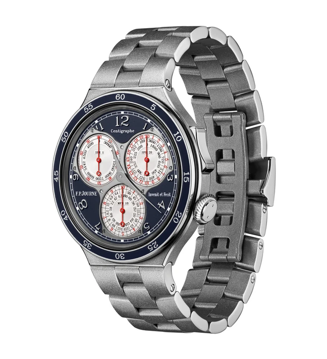 Centigraphe_fpjourne_platinum_blue_dial_watch