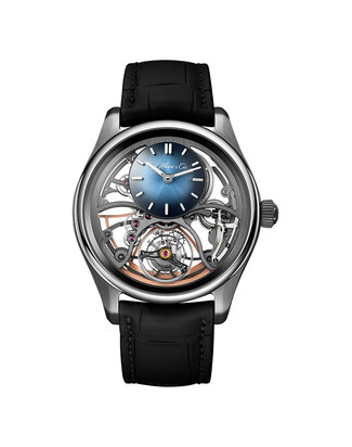 hmoser pioneer cylindrical tourbillon front