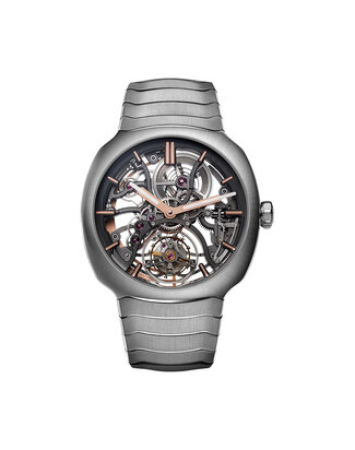 hmoser streamliner tourbillon skeleton front