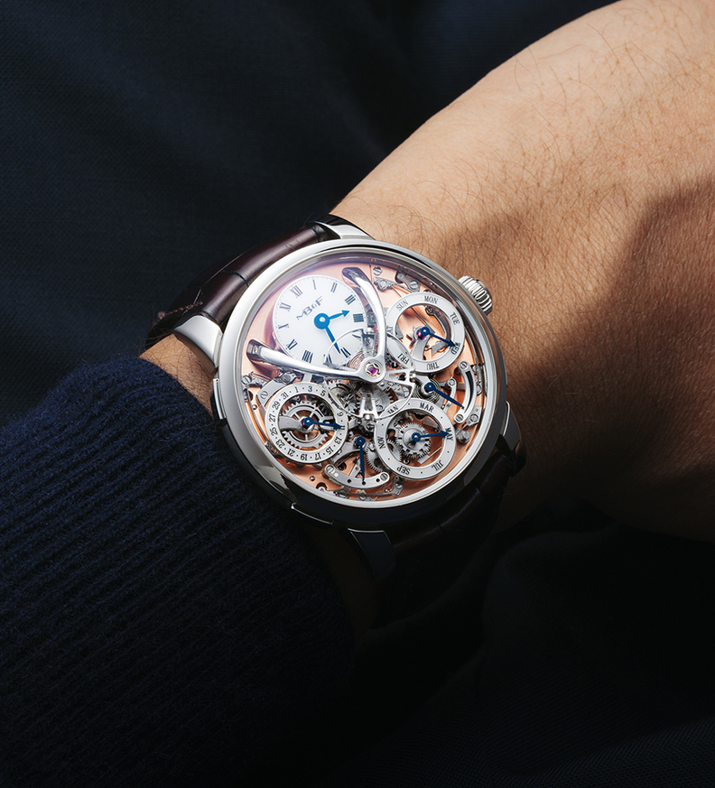 MBandF LMP steel salmon wristshot