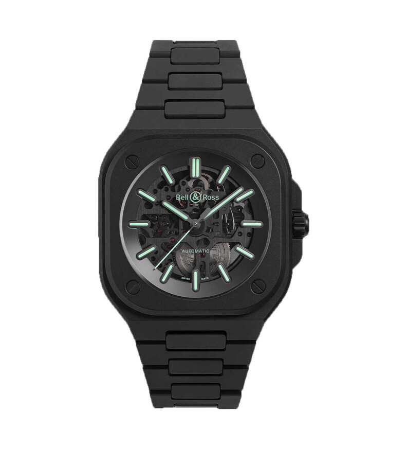 bell ross skeleton lum ceramic front