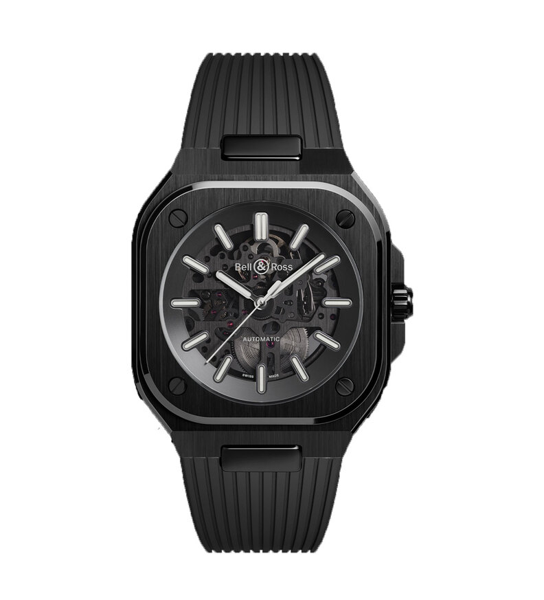 bell ross skeleton black ceramic front1