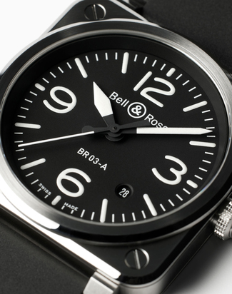 BR03A black steel macro