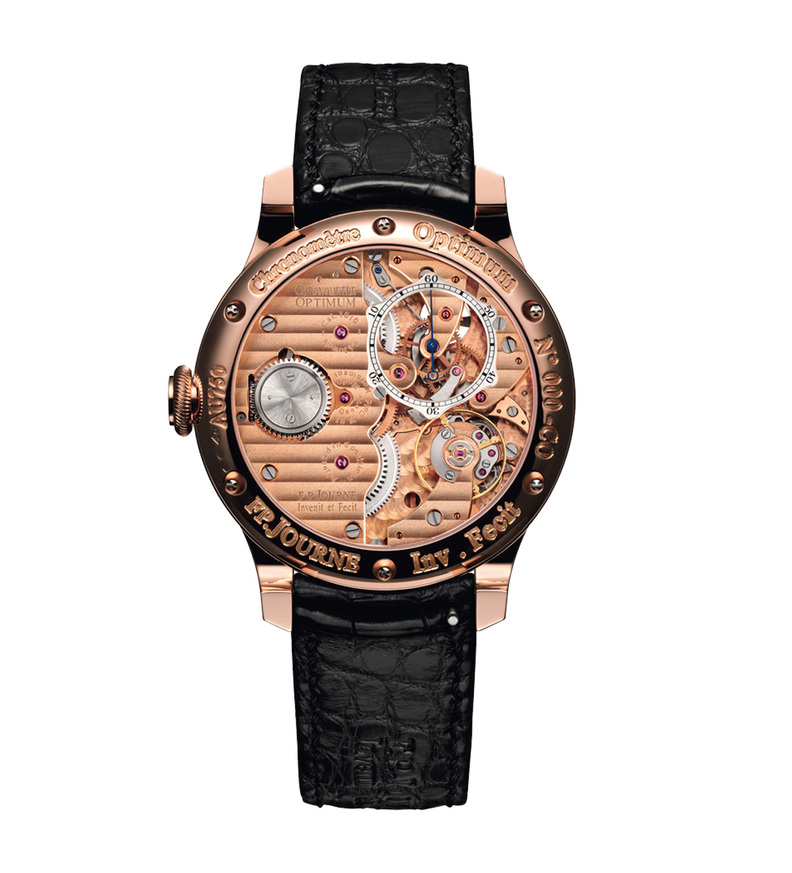 chronometre optimum gold fpjourne back