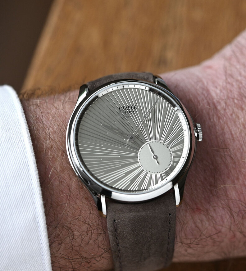 czapek promenade guilloch soleil ivoire wristshot