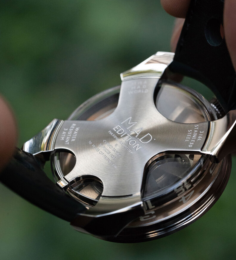 GMT milano editions watches back
