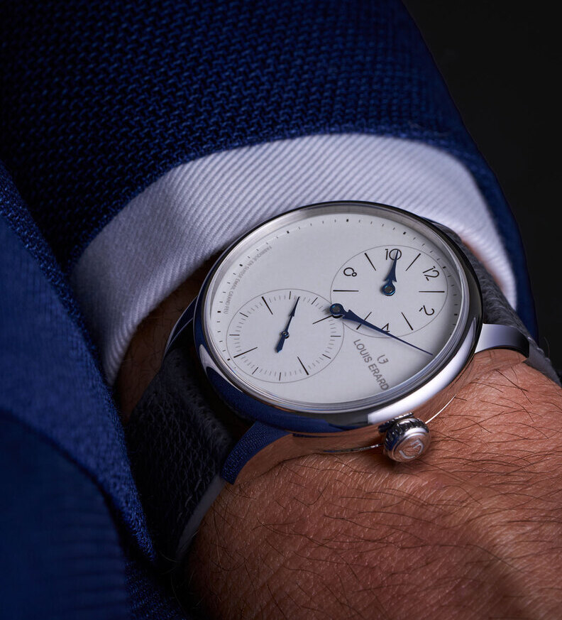 louis erard rgulateur grand feu enamel wristshot