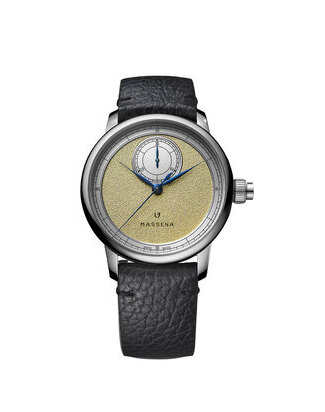 louis erard chronographe monopoussoir massena lab gold front