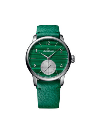 louis erard petite seconde malachite front