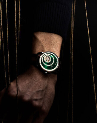 trilobe les martinaux sunray green 385 wristshot