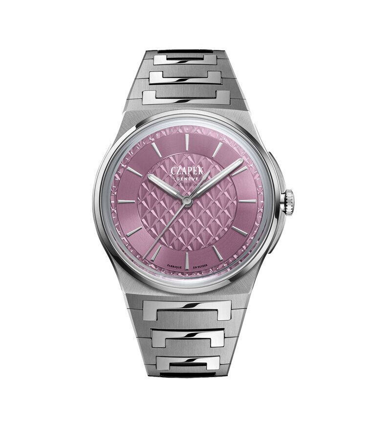czapek antarctique s sashiko pink front