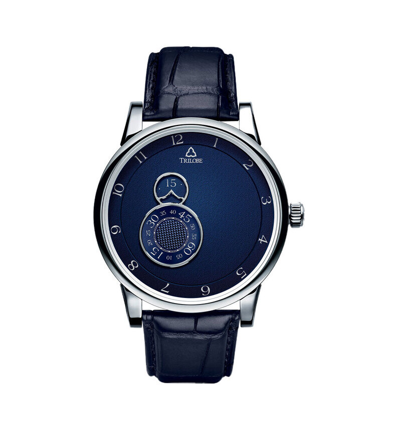 trilobe nuit fantastique grained blue 38 5 front