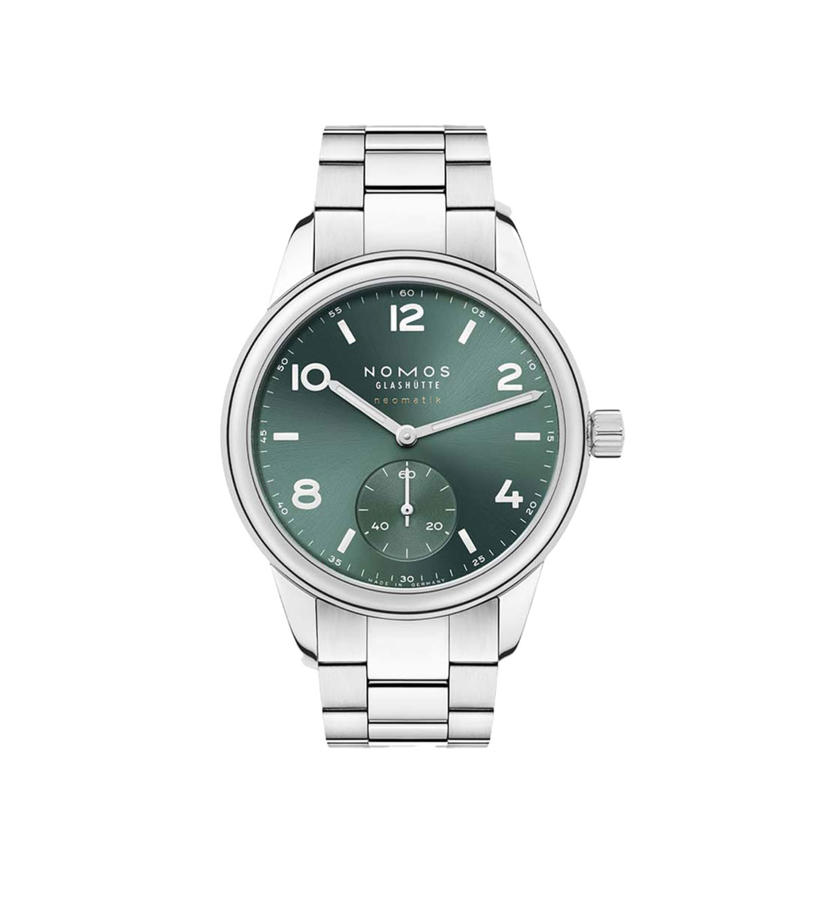 nomos club sport neomatik petrol front