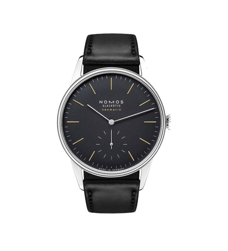 nomos orion neomatik 39 new black front
