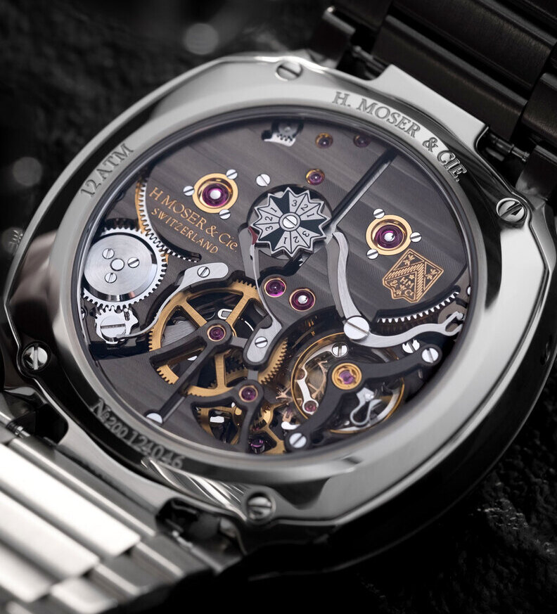 hmoser streamliner perpetual calendar caseback