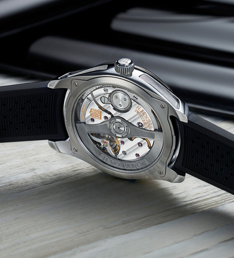 moser pioneer arctic blue caseback