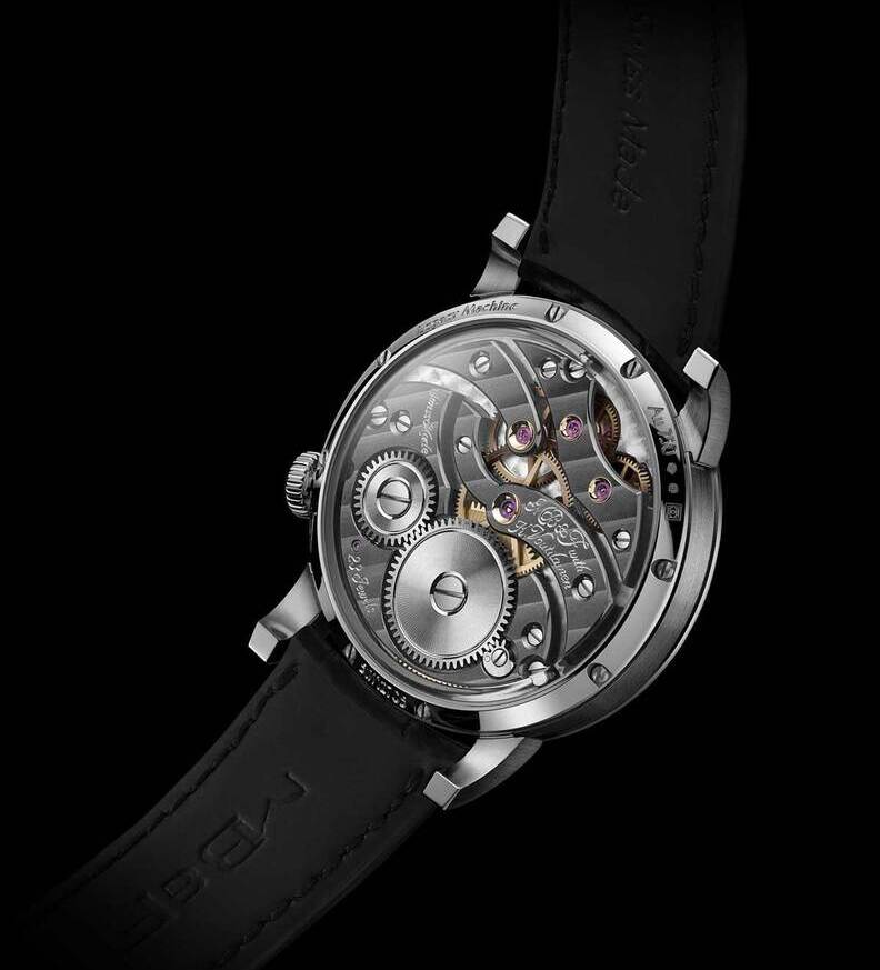 MBandF LM 101 white gold caseback