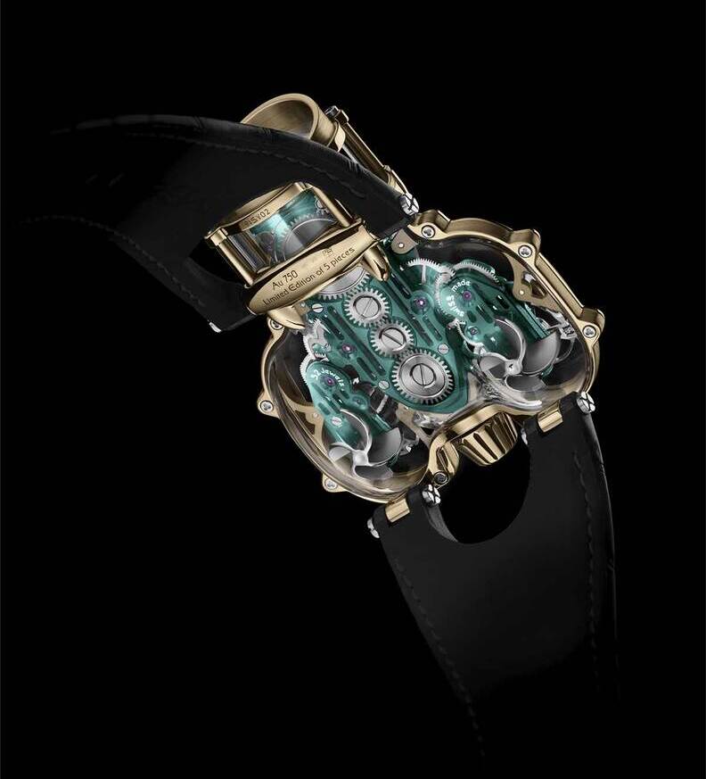 MBandF HM9 sv yellow gold caseback