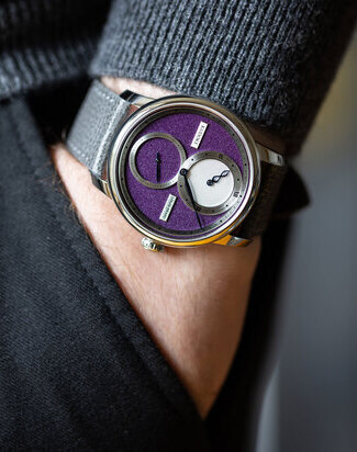 louis erard le regulateur kudoke purple wristshot