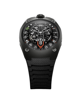 urwerk ur150 scorpion black front