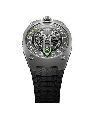 urwerk ur150 scorpion titan front