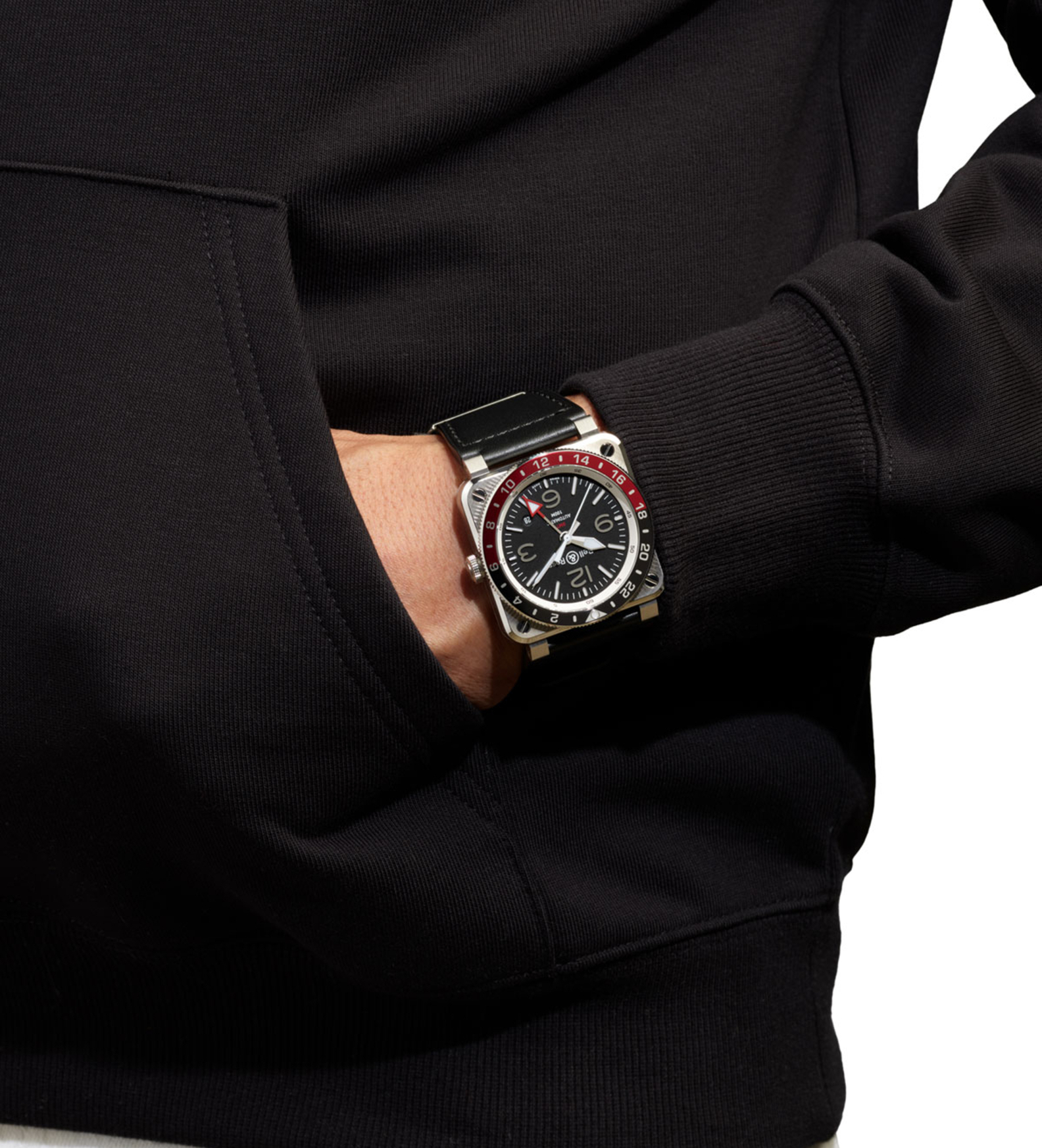 BellRoss BR03 93 gmt black wristshot