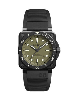 BellRoss BR 0392 Diver Military front