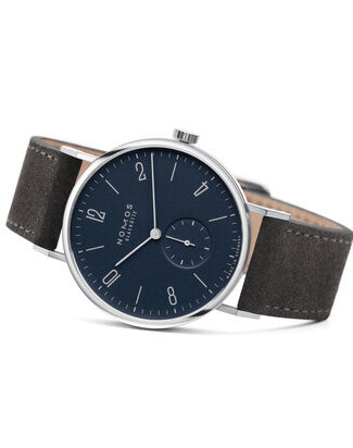 nomos tangente 38 midnight blue dial