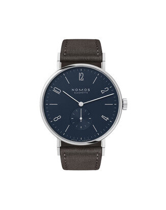nomos tangente 38 midnight blue front