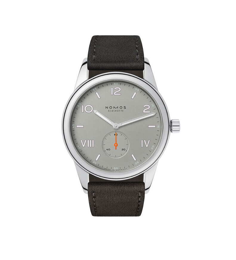 nomos club campus 38 absolute gray front