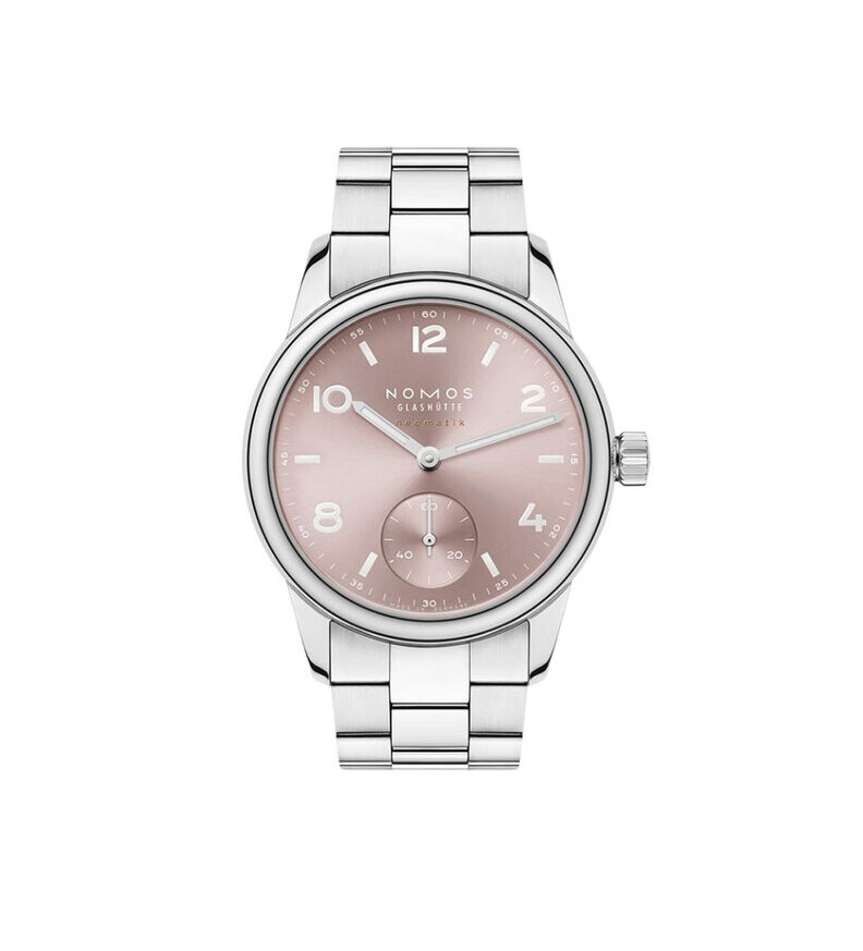 Nomos Club Sport neomatik 34 rose front