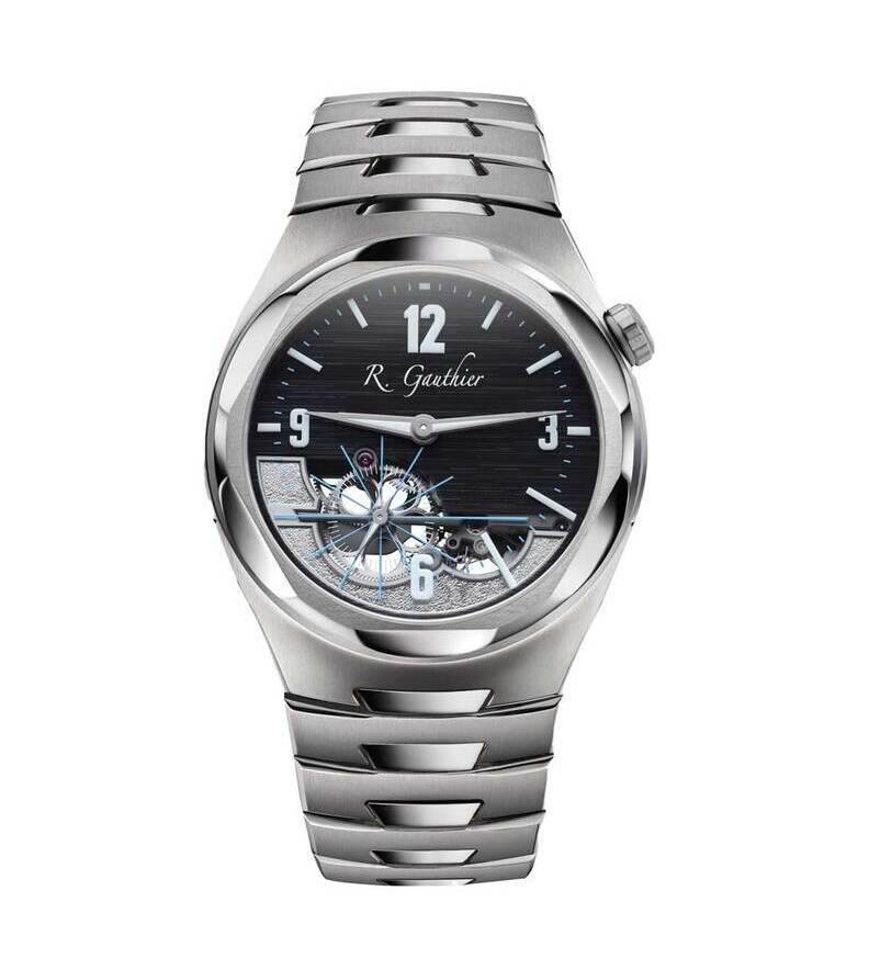 C by Romain Gauthier Titanium Edition Bracelet black sapphire front